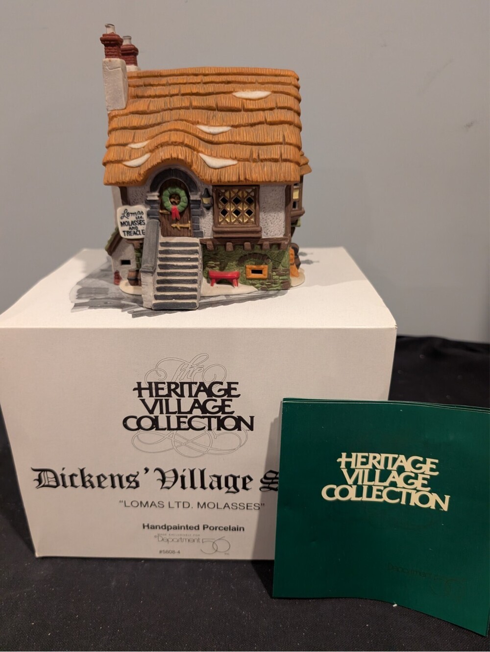 Dept 56 Dickens Village Lomas Ltd Molasses 58086 1993 Box Light Retired